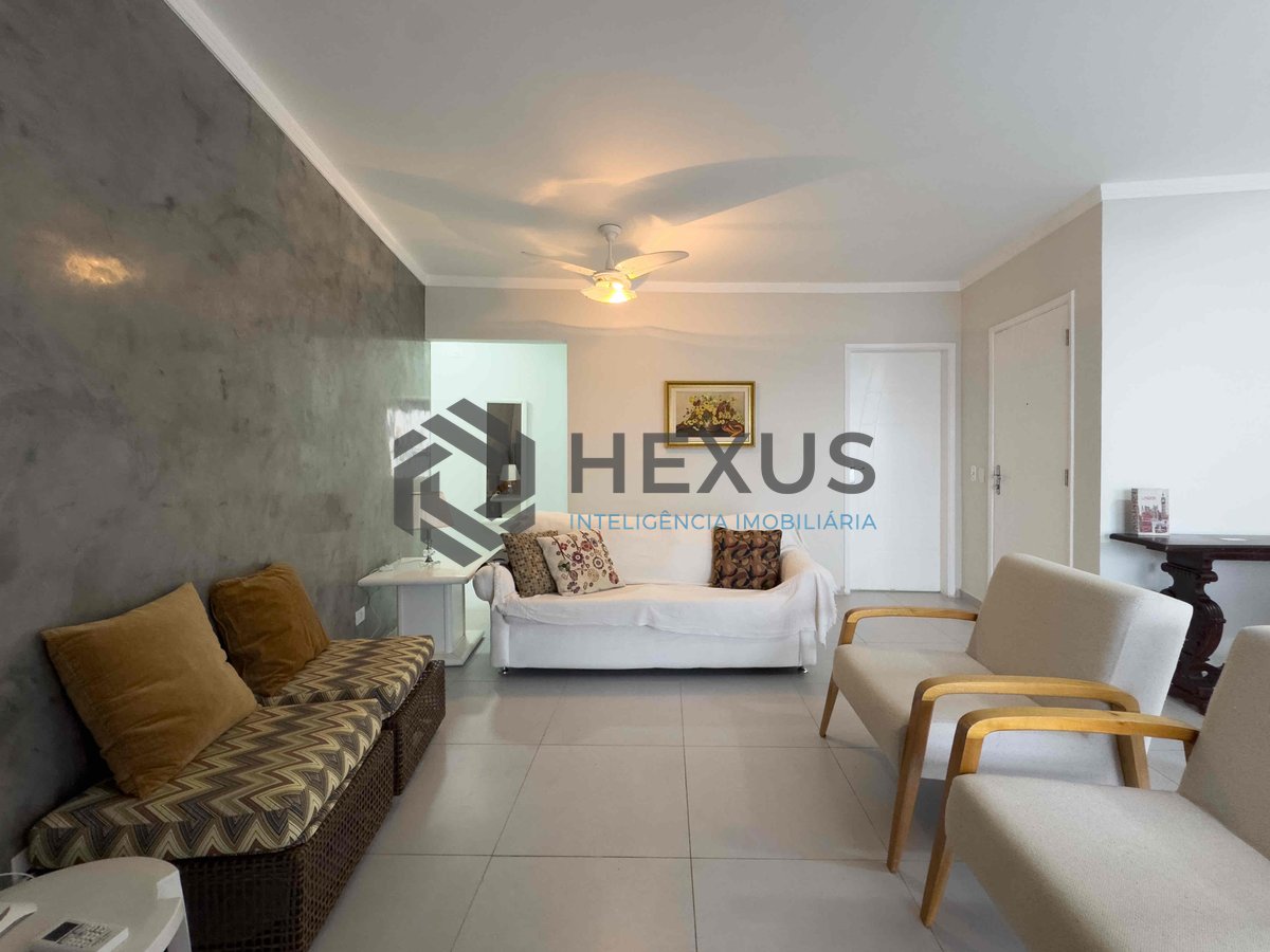 Foto 7 de Apartamento com varanda, vista mar, lazer, quadra mar da Praia das Pitangueiras, Guaruja - Hexus