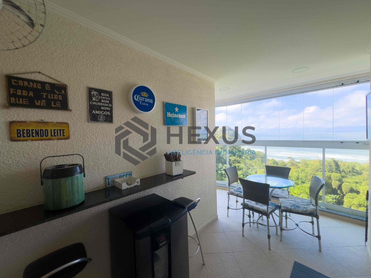 Foto 12 de Apartamento com varanda gourmet, vista mar e lazer na Praia das Asturias, Guaruja