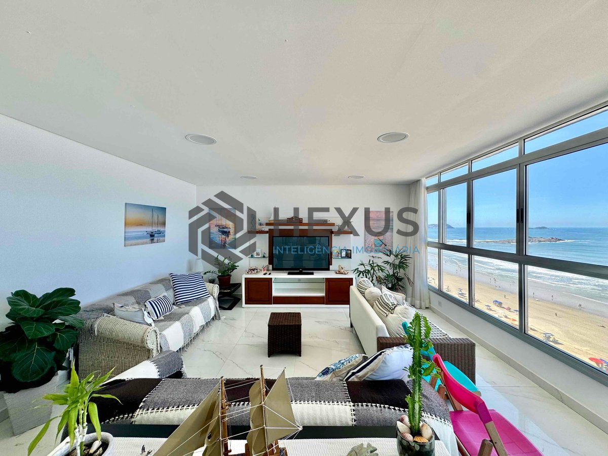 Foto 21 de Apartamento frente mar reformado com varanda vista mar e lazer na Praia das Pitangueiras, Guaruja
