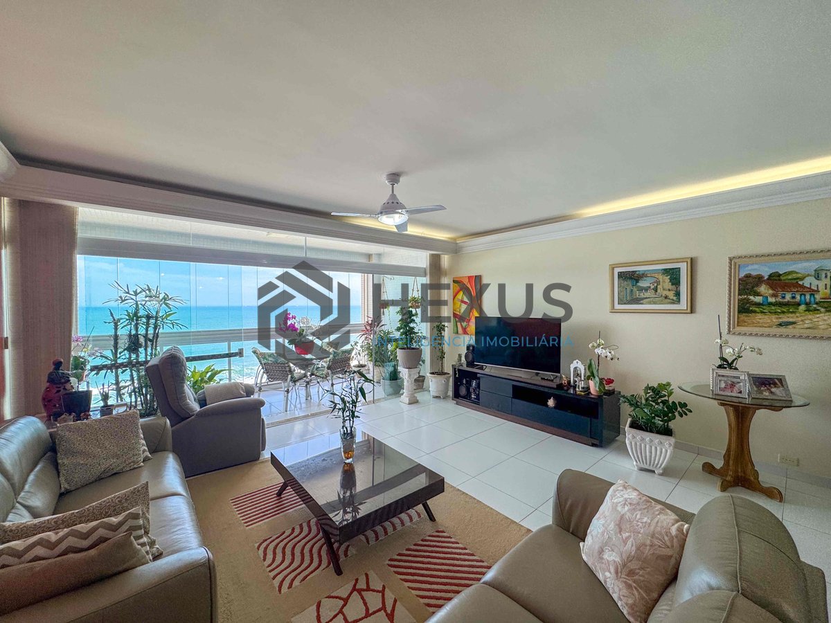 Foto 7 de Apartamento reformado frente mar com varanda vista mar na Praia das Pitangueiras, Guaruja