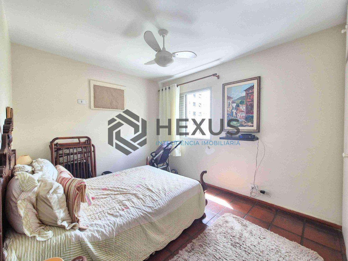 Foto 8 de Apartamento com varanda e lazer na Praia das Pitangueiras, Guaruja