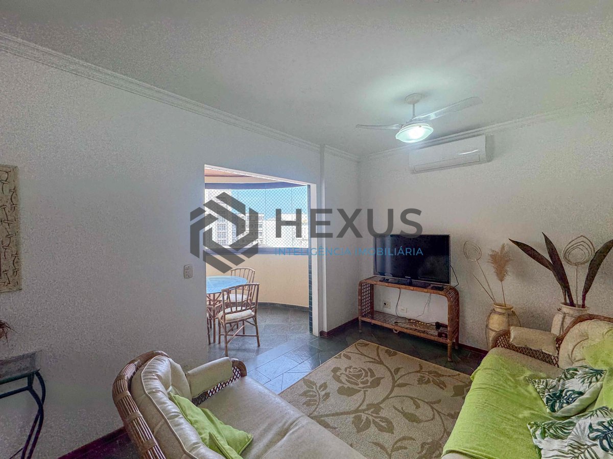 Foto 3 de Apartamento com varanda vista mar e lazer na quadra mar da Praia das Pitangueiras, Guaruja