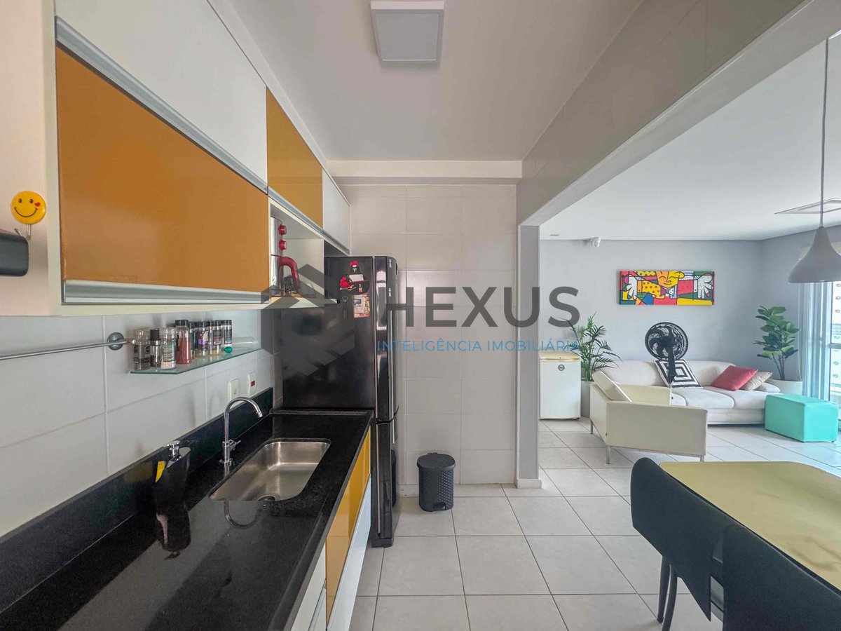 Foto 21 de Apartamento com varanda gourmet a lazer na Praia das Pitangueiras, Guaruja