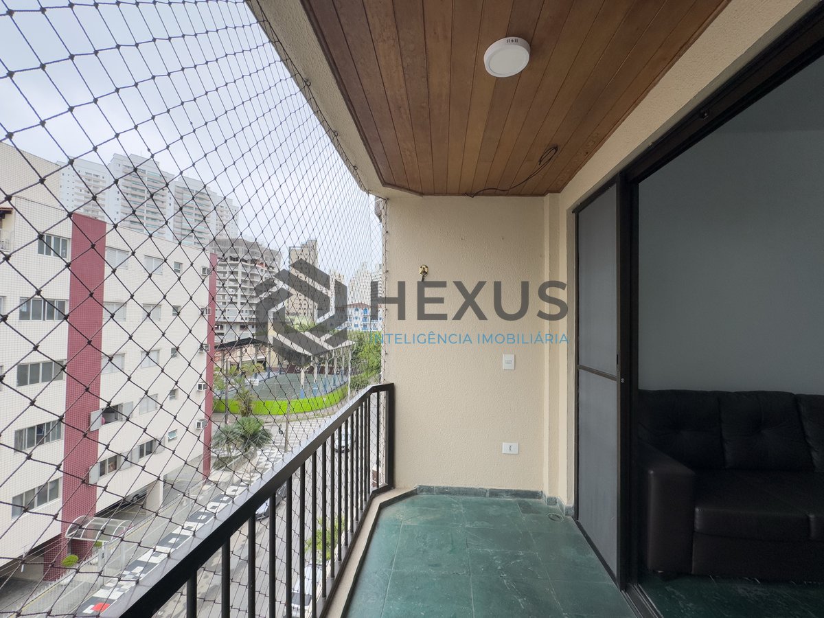 Foto 6 de Apartamento com varanda e lazer na Praia das Asturias, Guaruja
