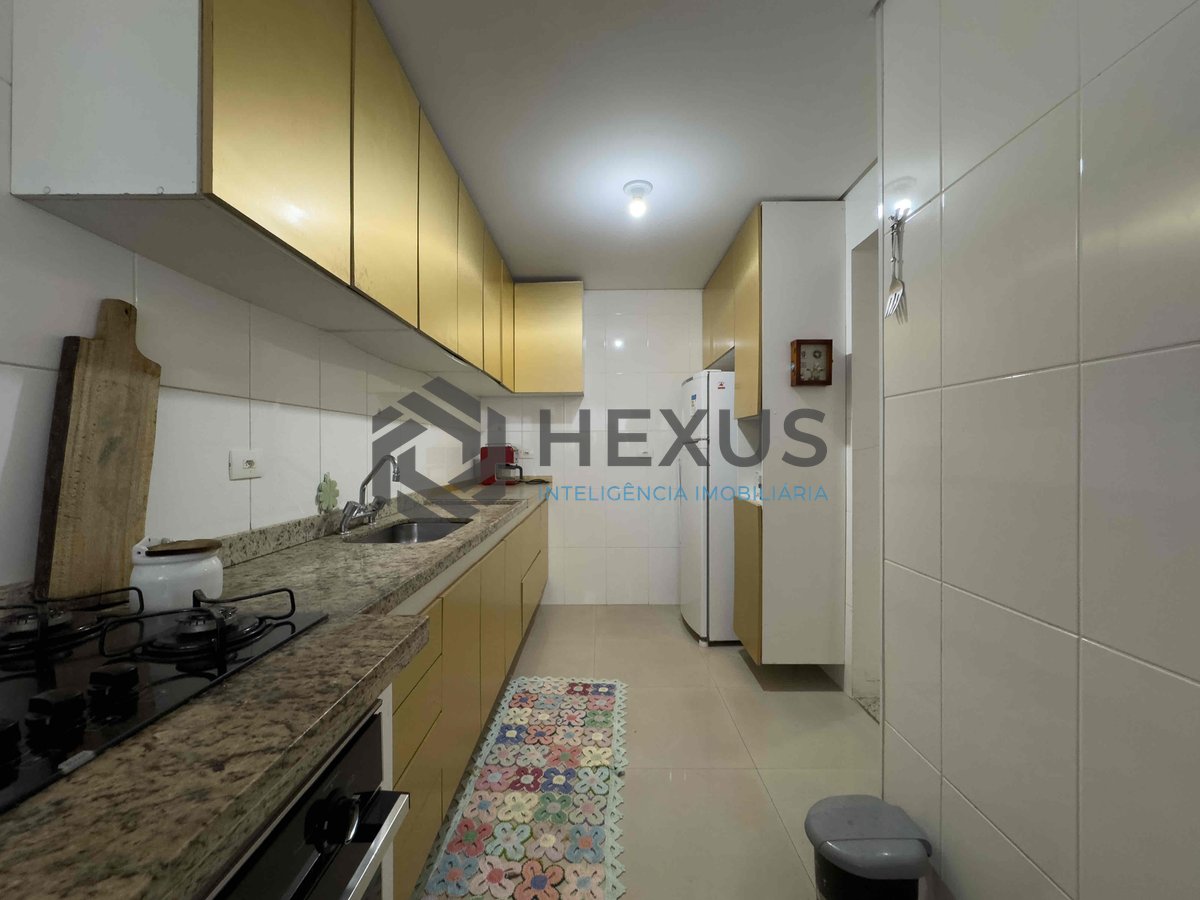 Foto 18 de Apartamento com varanda gourmet e lazer na quadra mar da Praia das Pitangueiras, Guaruja