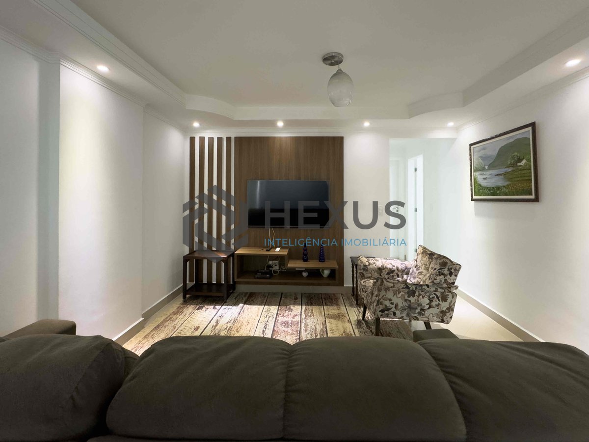 Foto 9 de Apartamento reformado com varanda gourmet e lazer na quadra mar da Praia das Pitangueiras, Guaruja