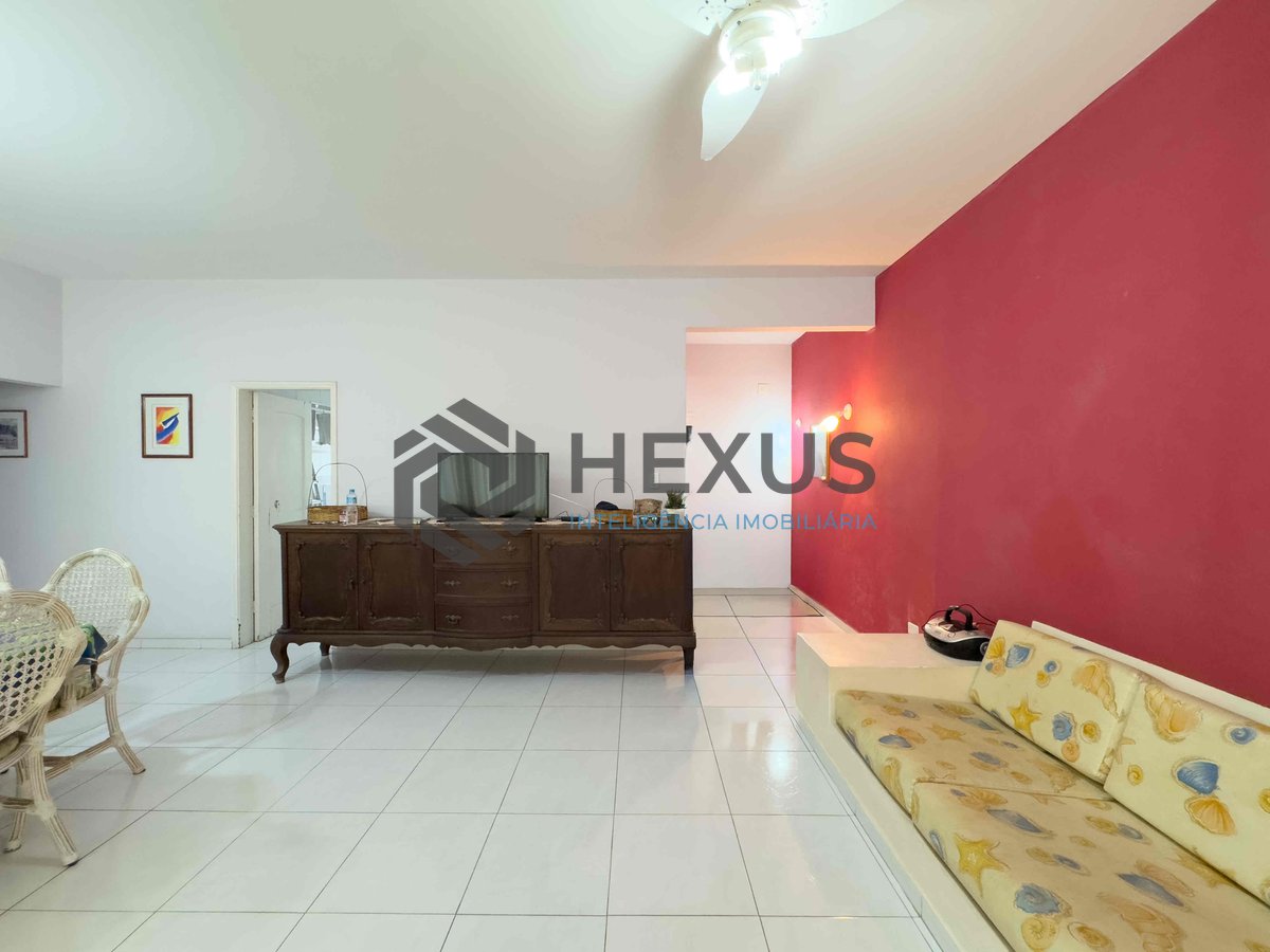Foto 5 de Apartamento com vista livre na quadra mar da Praia das Pitangueiras, Guaruja