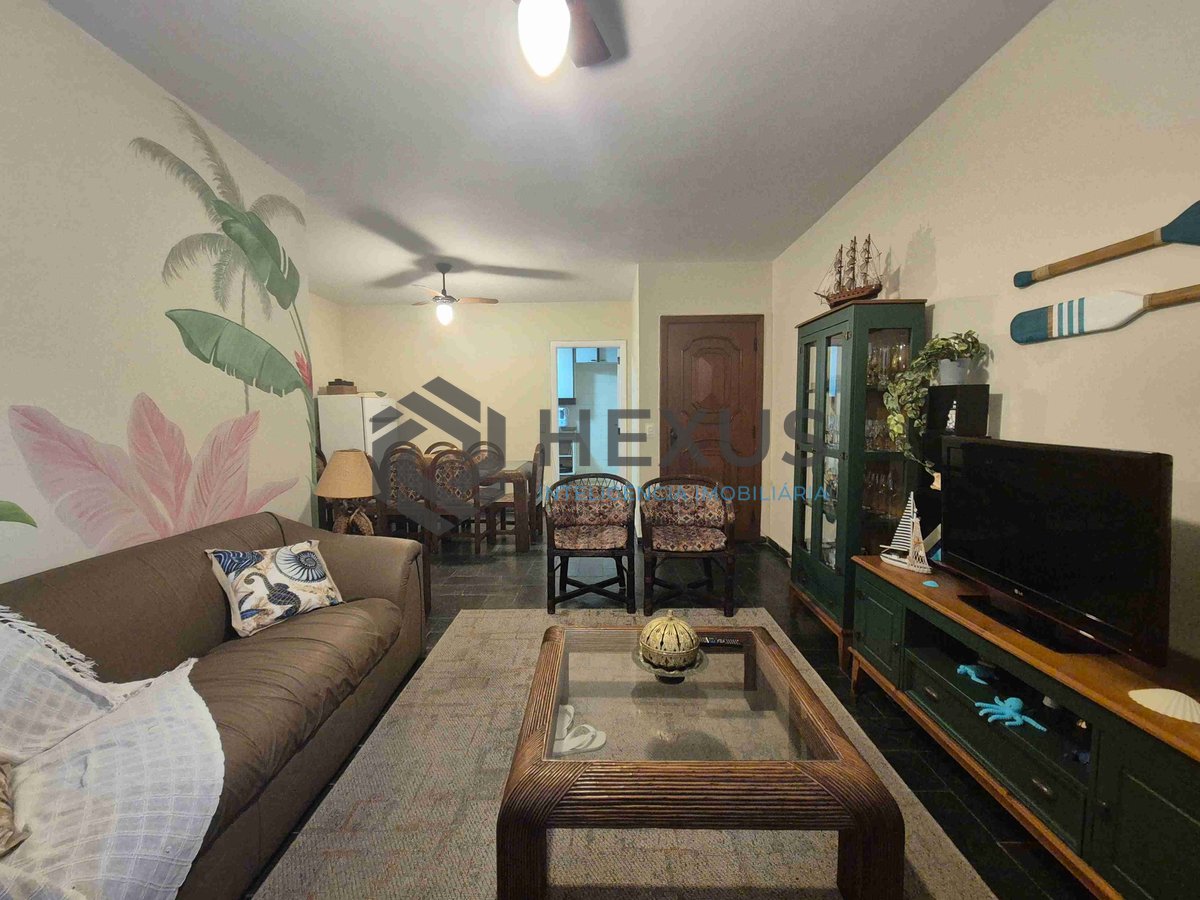 Foto 6 de Apartamento com varanda e lazer na Praia das Pitangueiras, Guaruja