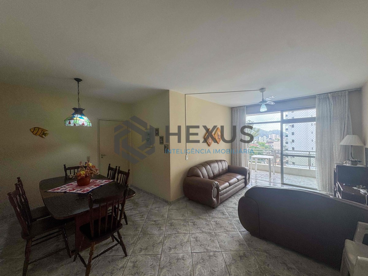 Foto 4 de Apartamento com varanda na praia das Pitangueiras, Hexus.
