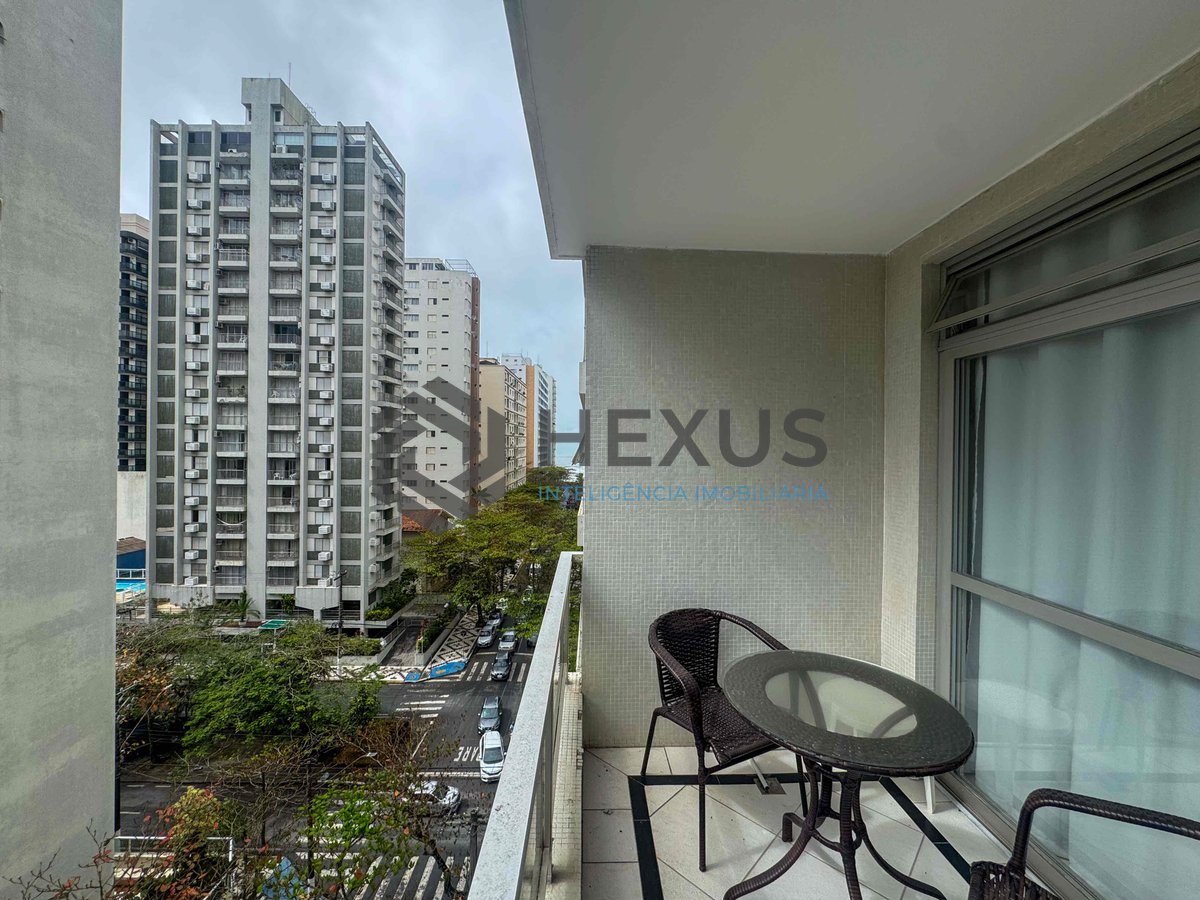 Foto 8 de Apartamento com Varanda na Praia das Pitangueiras, Hexus