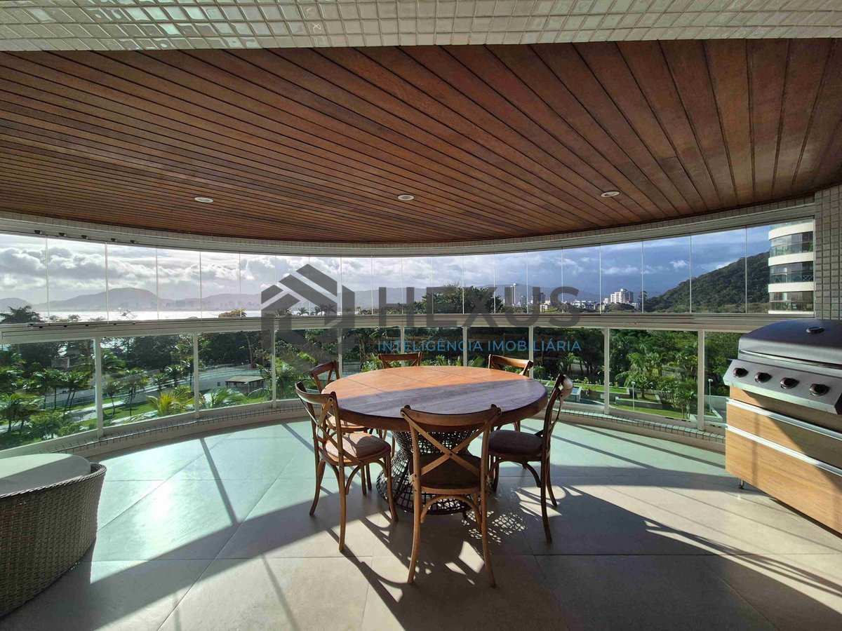 Foto 2 de Apartamento frente mar com lazer de clube varanda gourmet e vaga náutica na Praia da Enseada, Guaruja