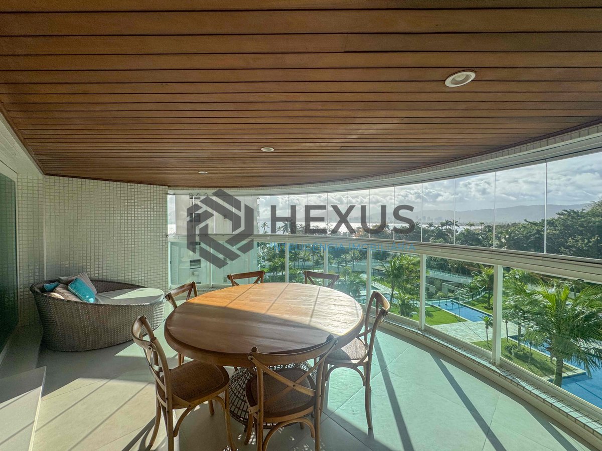 Foto 5 de Apartamento frente mar com lazer de clube varanda gourmet e vaga náutica na Praia da Enseada, Guaruja