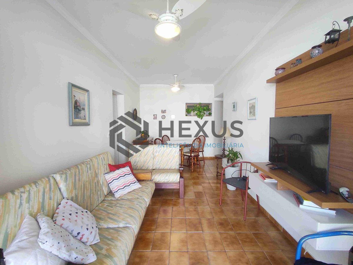 Foto 8 de Apartamento com varanda e lazer na Praia das Asturias, Guaruja