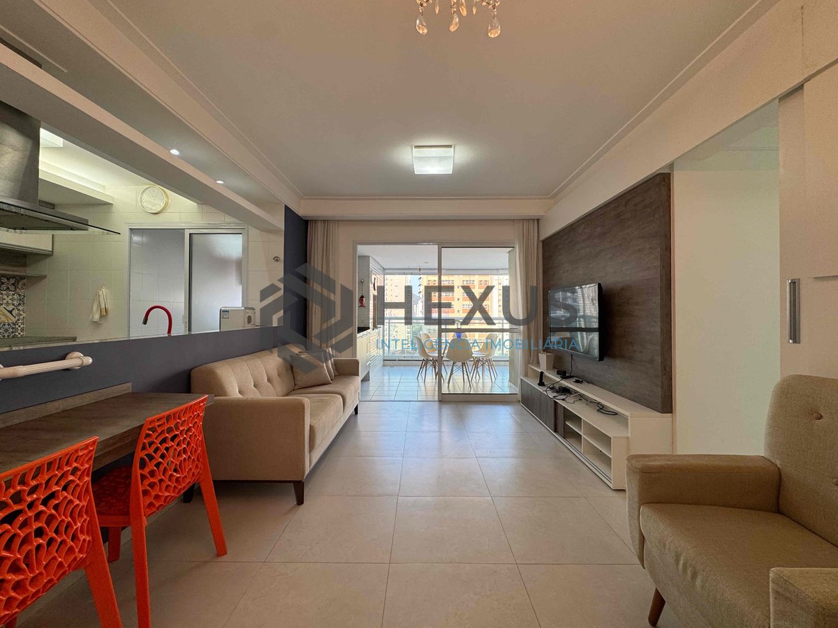 Foto 6 de Apartamento com varanda gourmet vista mar e lazer na Praia das Pitangueiras, Guaruja