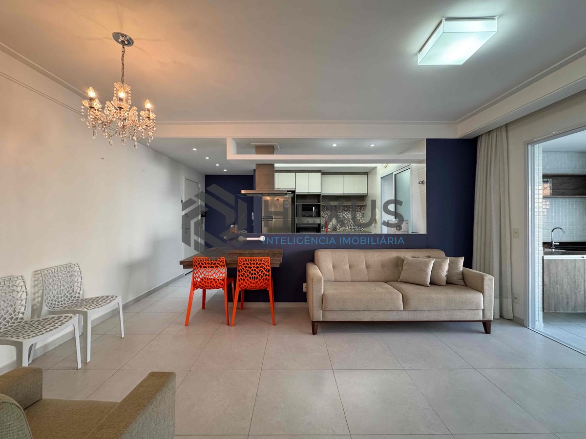 Foto 8 de Apartamento com varanda gourmet vista mar e lazer na Praia das Pitangueiras, Guaruja