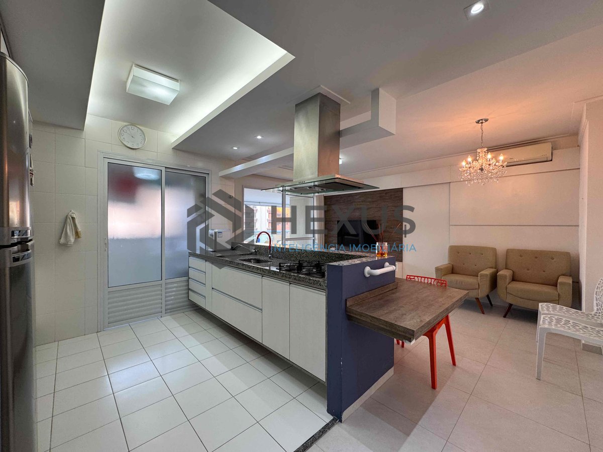 Foto 9 de Apartamento com varanda gourmet vista mar e lazer na Praia das Pitangueiras, Guaruja