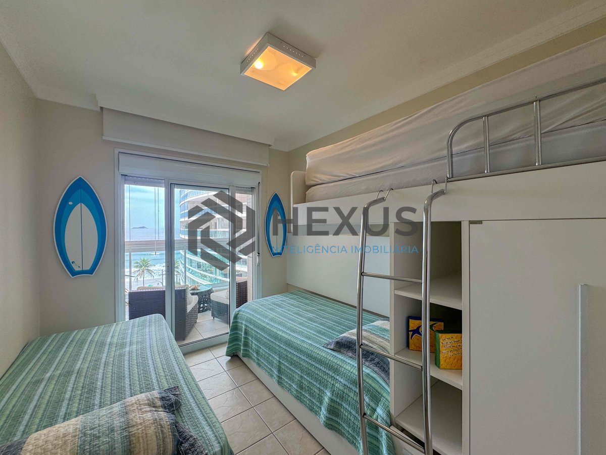 Foto 19 de Apartamento frente mar com varanda gourmet vista mar e lazer na Praia das Asturias, Guaruja