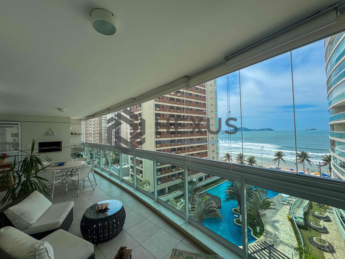 Foto 28 de Apartamento frente mar com varanda gourmet vista mar e lazer na Praia das Asturias, Guaruja