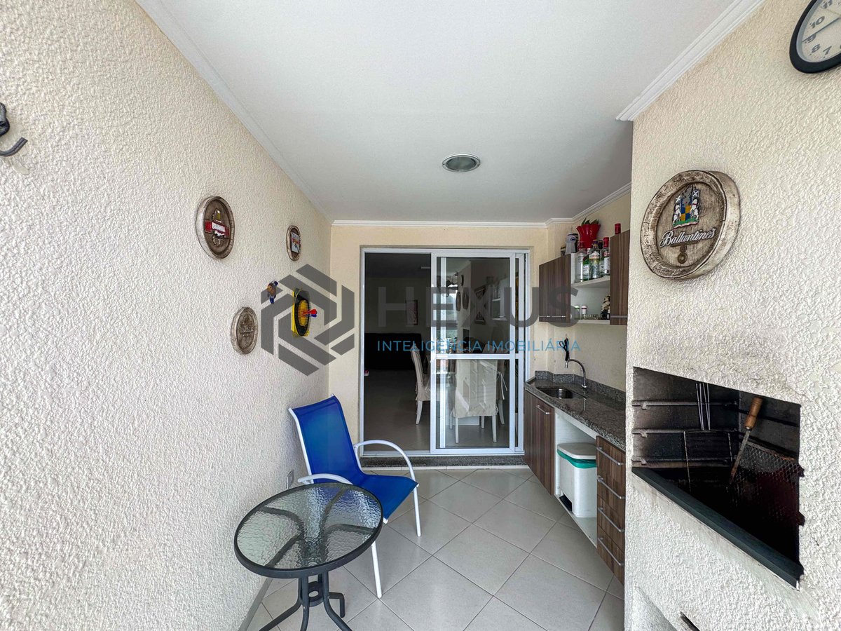 Foto 8 de Apartamento com Varanda Gourmet e Vista para o mar na praia do Tombo, Hexus