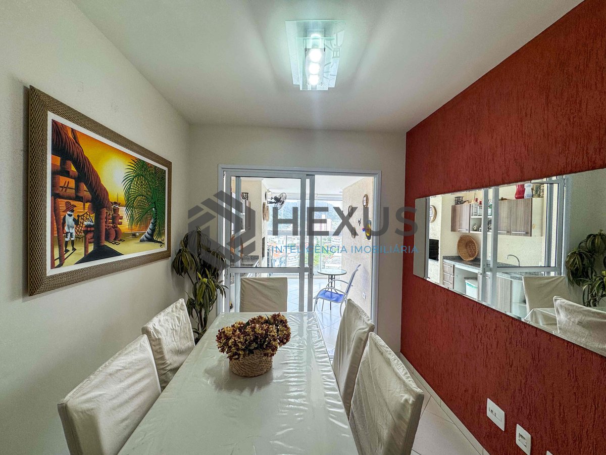 Foto 10 de Apartamento com Varanda Gourmet e Vista para o mar na praia do Tombo, Hexus