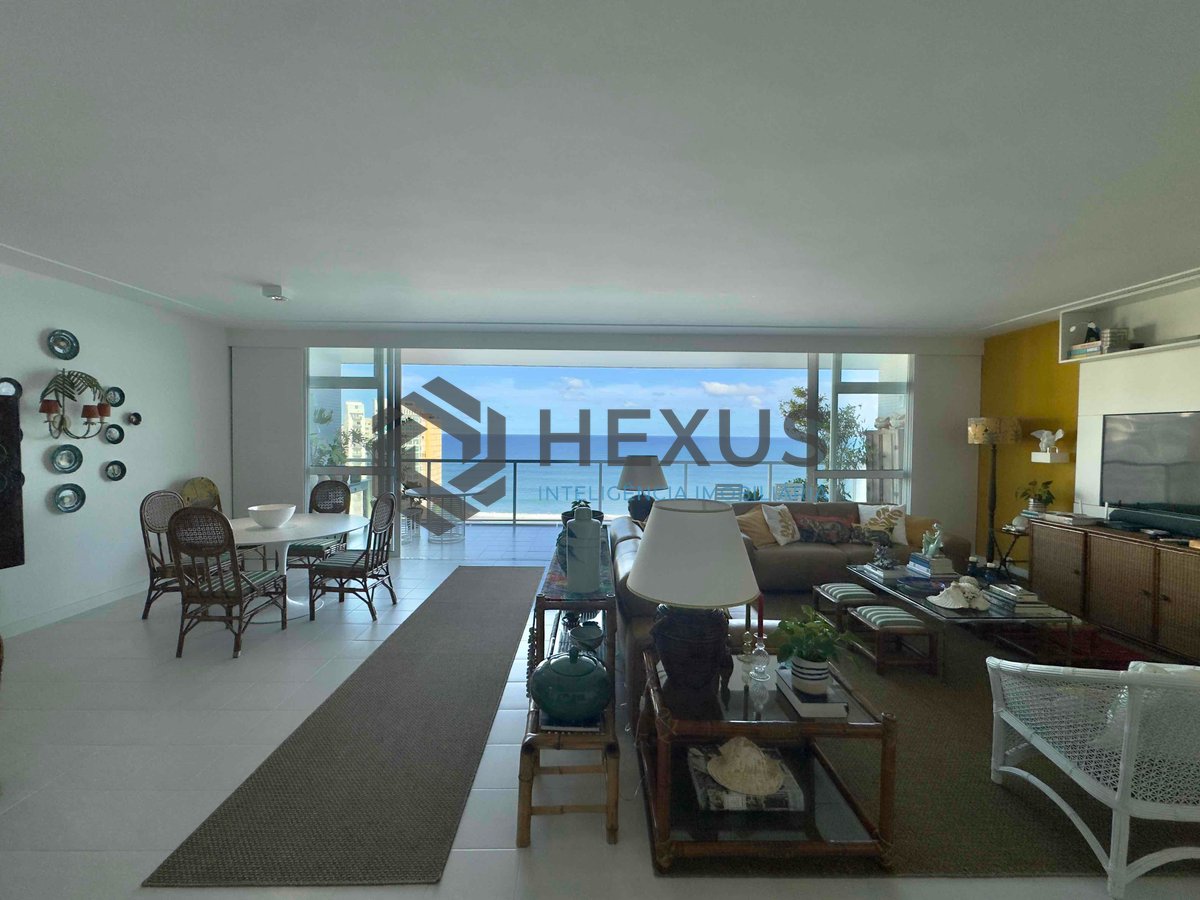 Foto 7 de Apartamento reformado frente mar com varanda vista mar e lazer na Praia das Pitangueiras, Guaruja