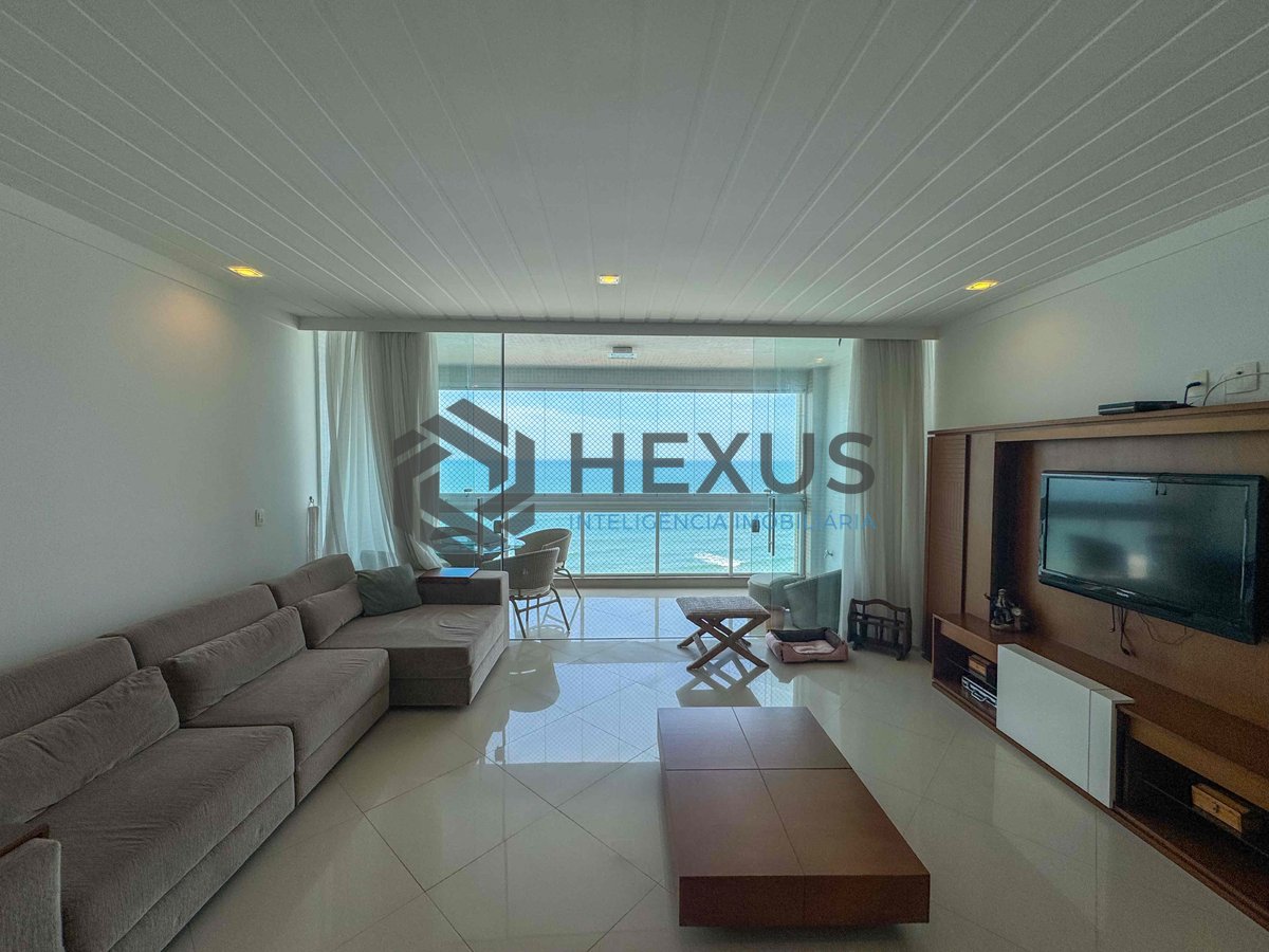 Foto 7 de Apartamento reformado frente mar com varanda e vista oceânica na Praia das Pitangueiras, Guaruja