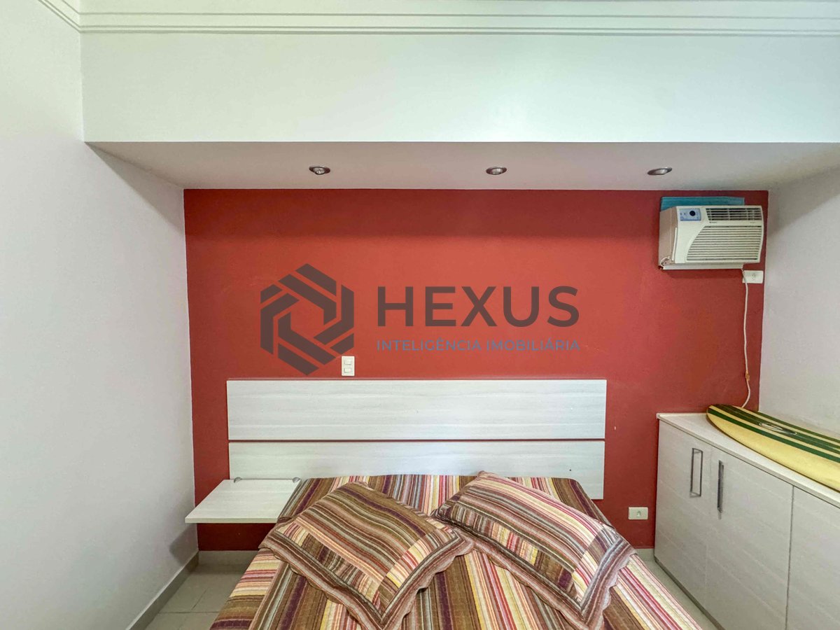 Foto 19 de Apartamento com varanda e vista para o mar na Praia das Astúrias, Hexus