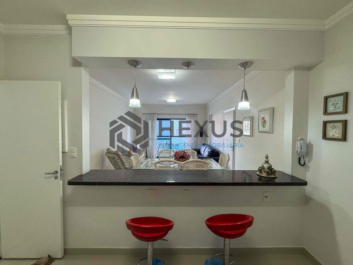 Foto 23 de Apartamento com varanda e vista para o mar na Praia das Astúrias, Hexus