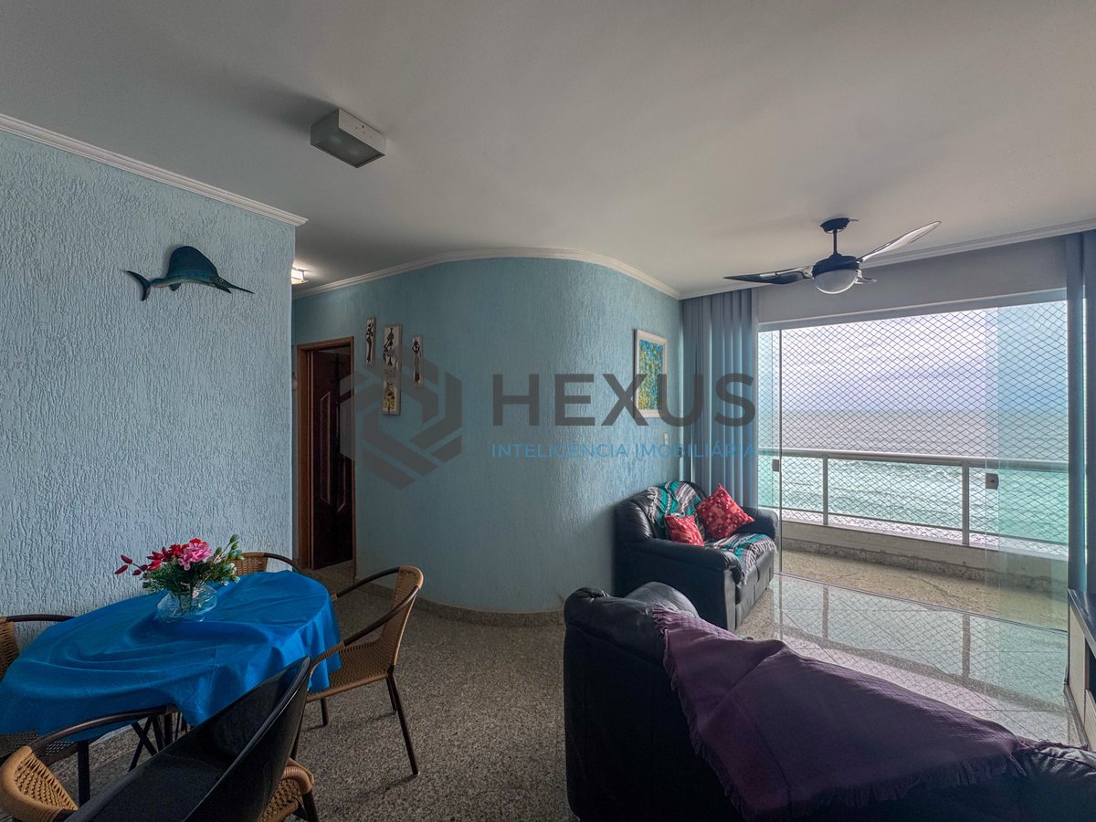 Foto 8 de Apartamento frente mar com varanda na Praia das Pitangueiras, Guaruja