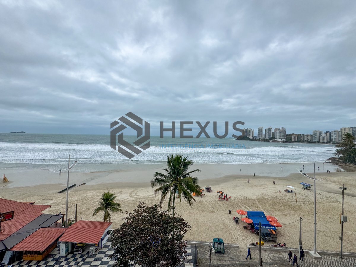Foto 8 de Apartamento frente mar com varanda na Praia das Pitangueiras, Guaruja