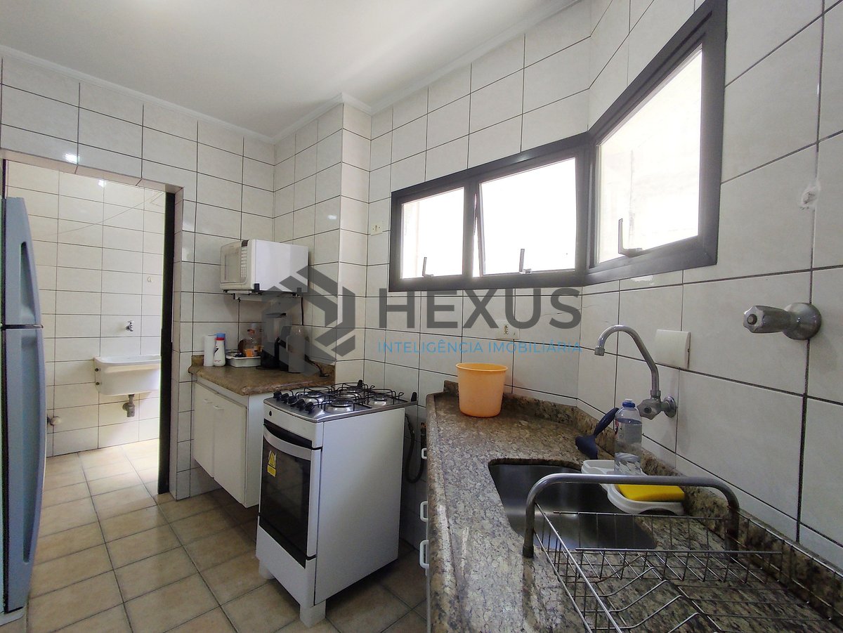 Foto 20 de Apartamento com varanda vista mar e lazer na Praia das Asturias, Guaruja