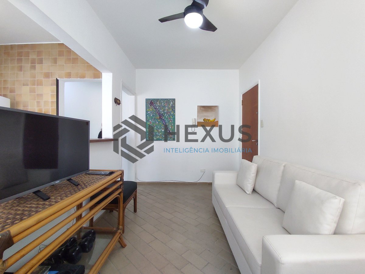 Foto 2 de Apartamento mobiliado com vista mar na quadra mar da Praia das Asturias, Guaruja