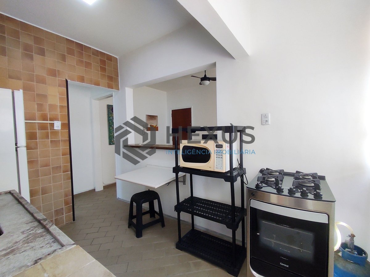 Foto 19 de Apartamento mobiliado com vista mar na quadra mar da Praia das Asturias, Guaruja