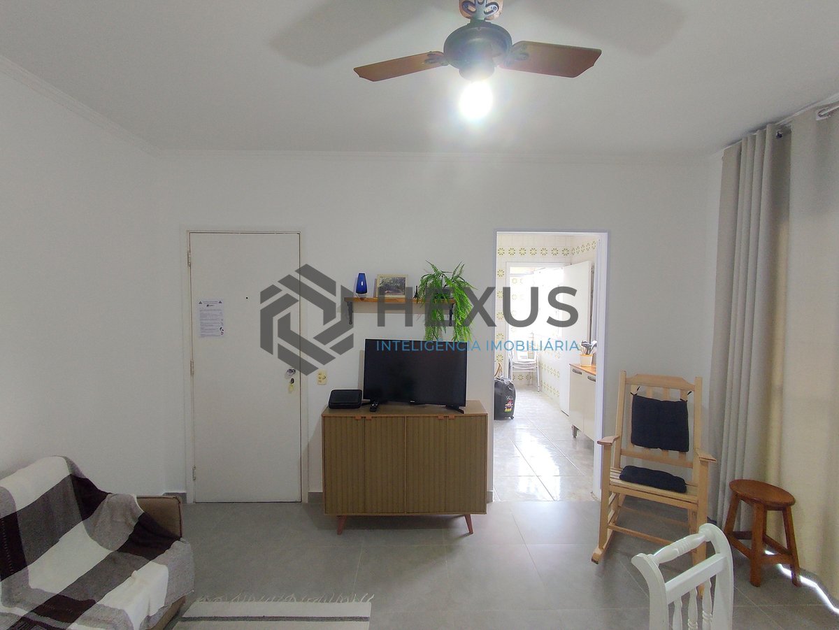 Foto 5 de Apartamento com varanda e lazer na praia da Enseada, Guaruja