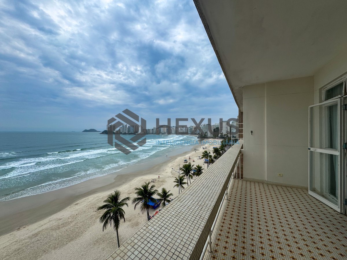 Foto 21 de Apartamento frente mar com varanda e vista mar na Praia das Pitangueiras, Guaruja