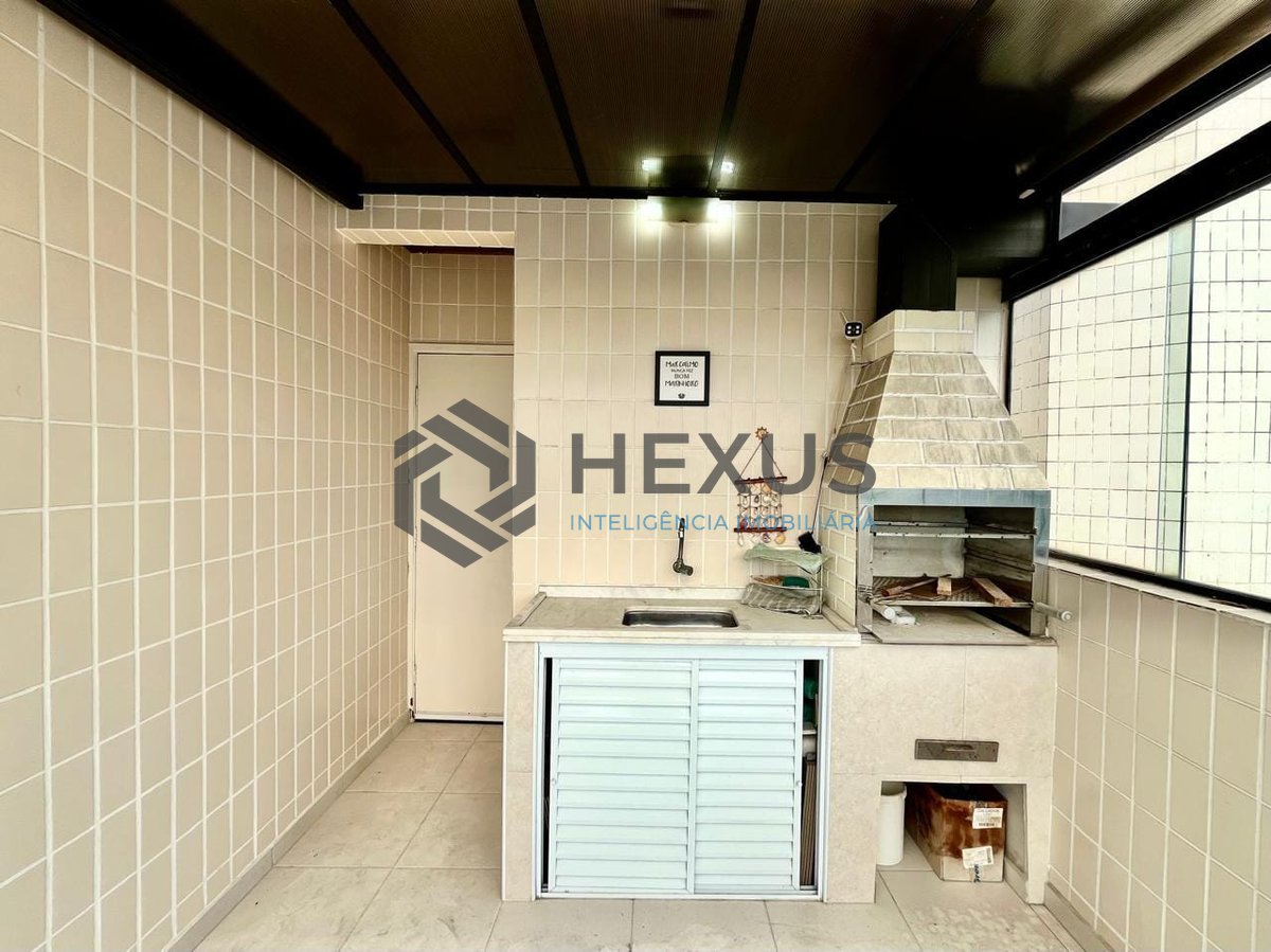 Foto 18 de Apartamento com varanda gourmet e lazer na Praia das Asturias, Guaruja