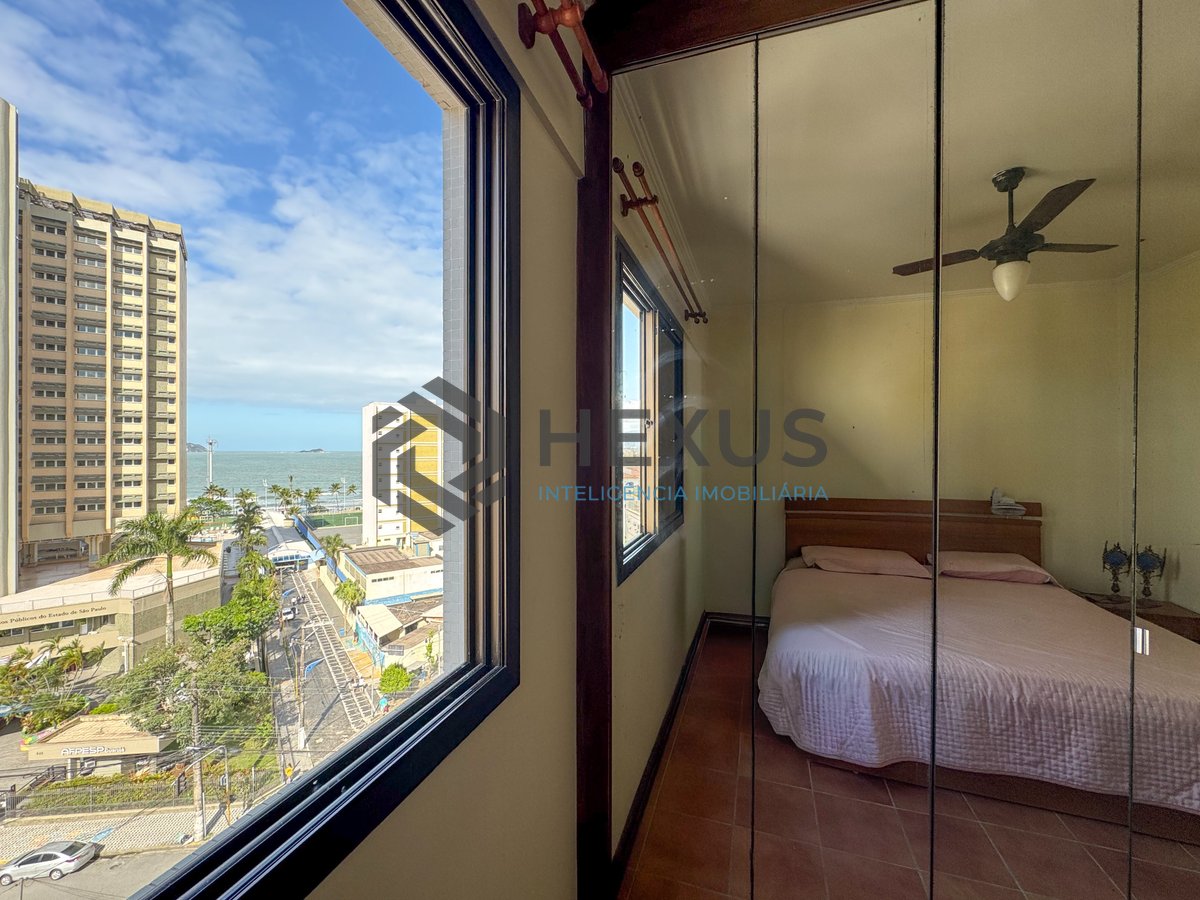 Foto 16 de Apartamento com varanda e vista mar a uma quadra da Praia das Asturias, Guaruja
