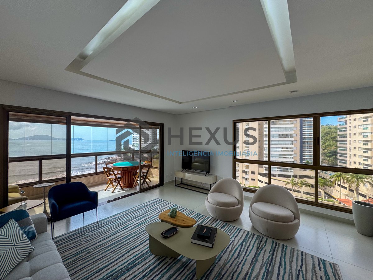 Foto 2 de Apartamento frente mar com varanda vista mar e lazer na Praia das Asturias, Guaruja