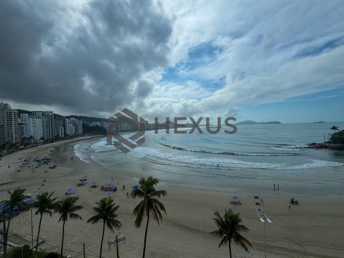 Foto 15 de Apartamento frente mar com varanda vista mar e lazer na Praia das Asturias, Guaruja