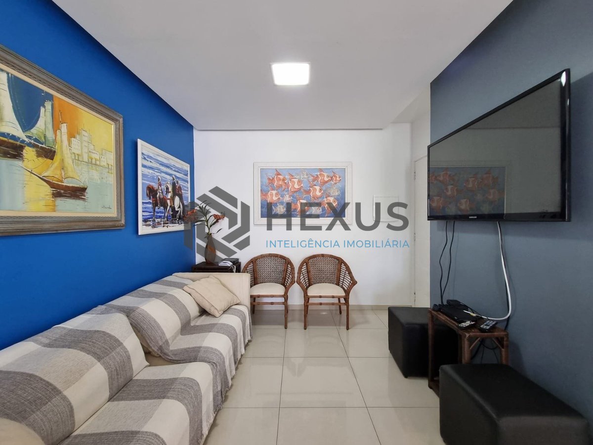 Foto 6 de Apartamento reformado com varanda e lazer na beira mar da Praia das Pitangueiras, Guaruja