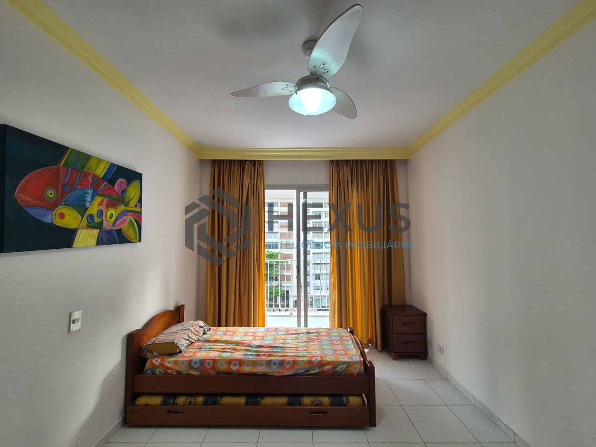 Foto 23 de Apartamento com varanda e lazer a uma quadra da Praia das Pitangueiras, Guaruja