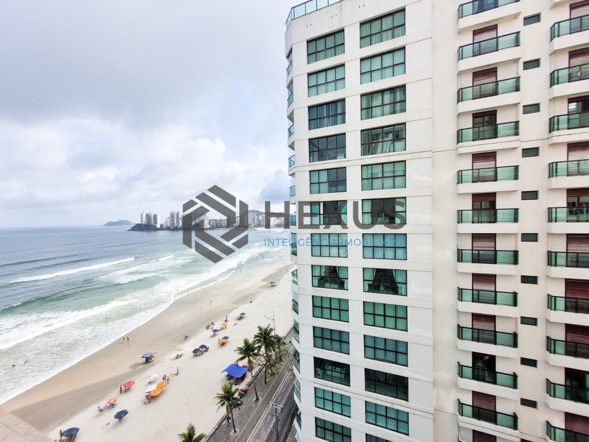 Foto 29 de Apartamento frente mar com varanda vista mar e lazer na Praia das Pitangueiras, Guaruja