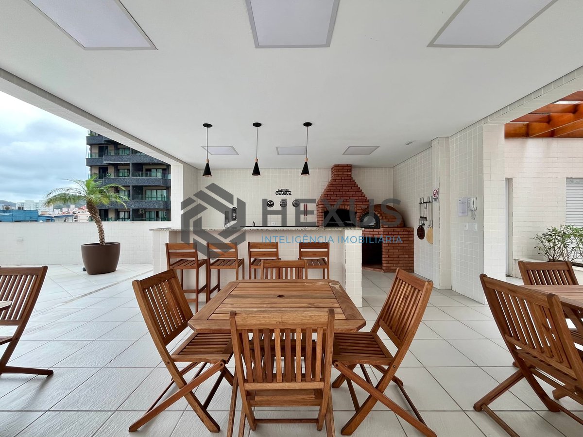 Foto 21 de Apartamento com varanda gourmet, lazer completo em prédio novo na Praia das Asturias, Guaruja