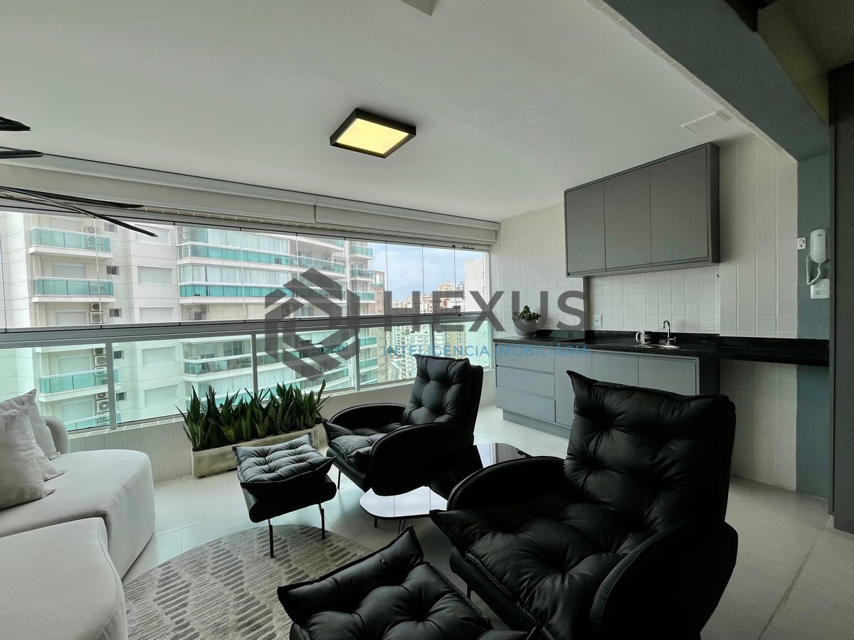Foto 8 de Apartamento reformado com varanda gourmet vista mar e lazer na Praia das Astúrias, Guarujá