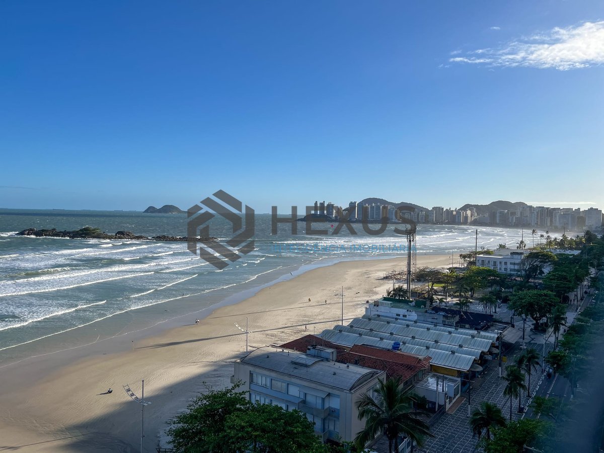 Foto 11 de Apartamento frente mar com varanda vista mar na Praia das Pitangueiras, Guaruja