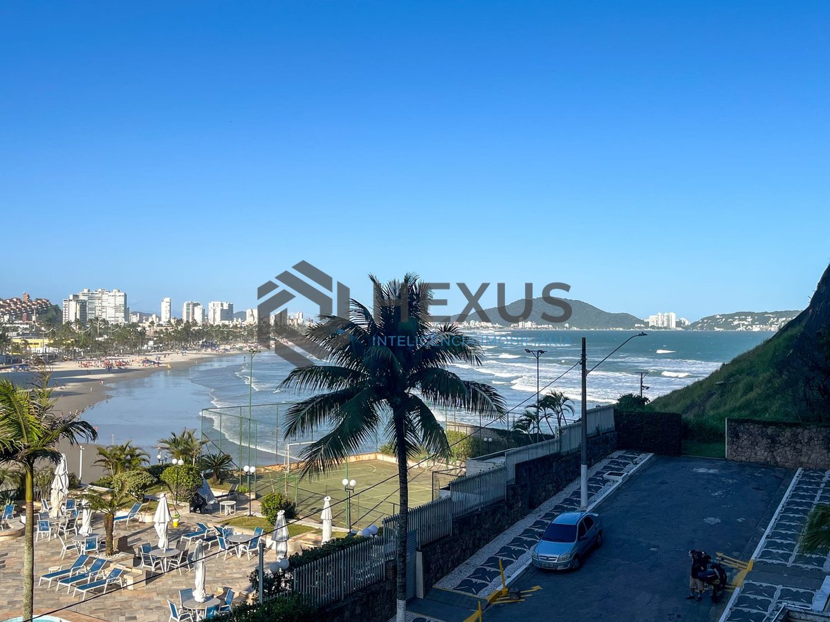 Foto 17 de Apartamento frente mar com varanda e lazer de clube, Pitangueiras, Guaruja