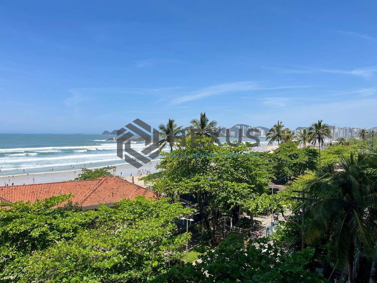 Foto 16 de Apartamento frente mar com varanda e vista mar na Praia das Pitangueiras, Guaruja