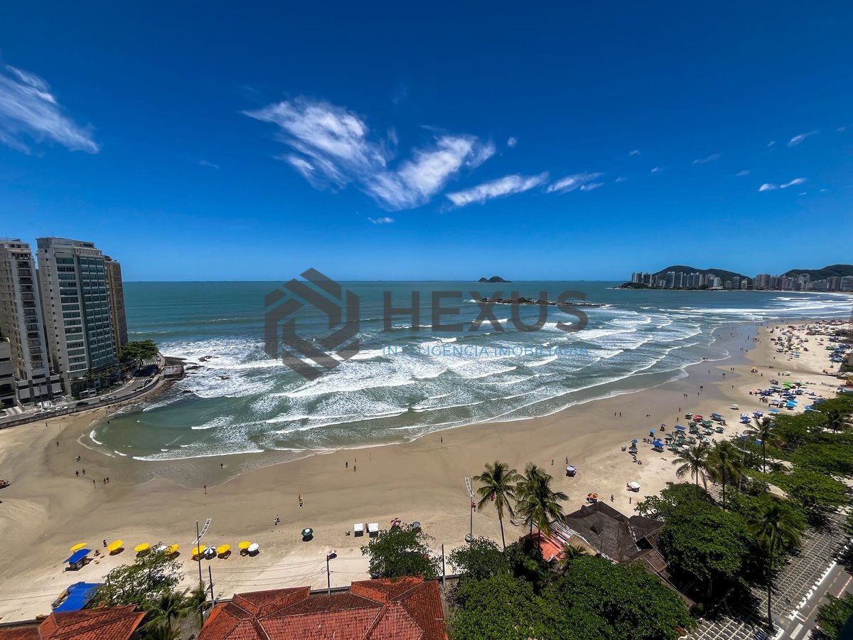Foto 21 de Apartamento frente mar com varanda na Praia das Pitangueiras, Guaruja