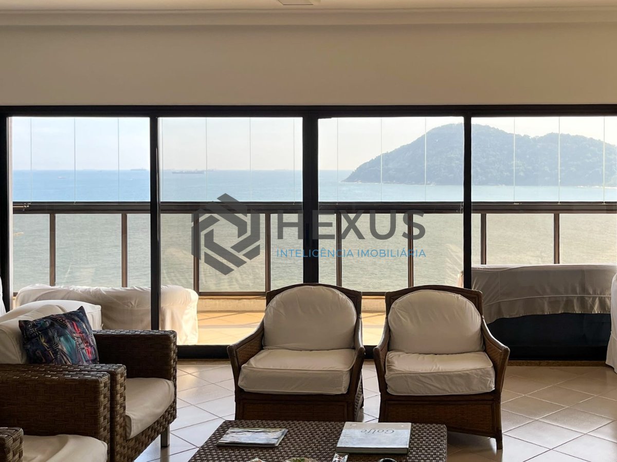 Foto 5 de Apartamento frente mar com varanda gourmet e lazer na Praia das Asturias, Guaruja