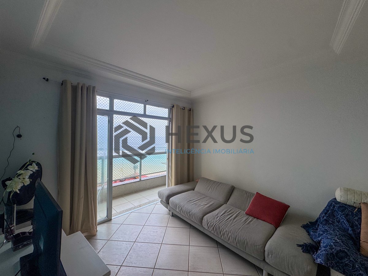 Foto 6 de Apartamento frente mar com varanda e lazer na Praia das Pitangueiras, Guarujá